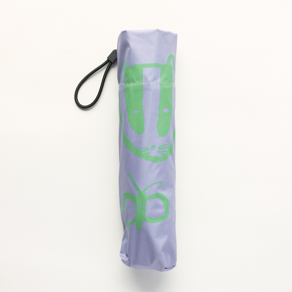 Goma Folding umbrella Animal Fun Gray | 8000000works | エイト